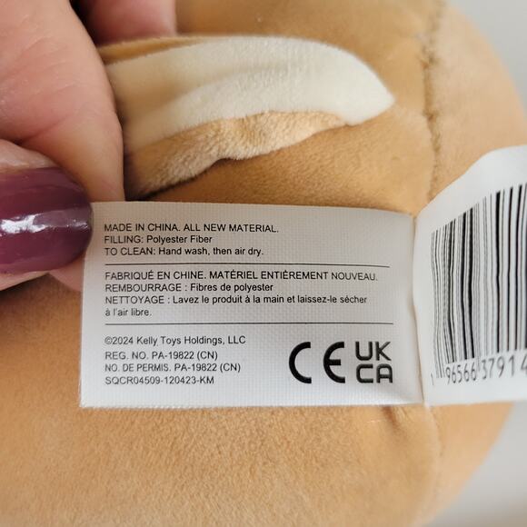 Squishmallows Chip Beaver Plush 5" Brown White Belly Kellytoy Jazwares Stuffie - Picture 12 of 12